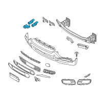 OEM 2012 BMW X5 Ultrasonic Transducer, Plug, Elbow Diagram - 66-20-9-270-501