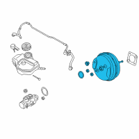 OEM 2017 BMW M760i xDrive Brake Booster Diagram - 34336881615