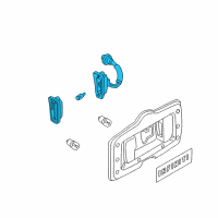 OEM Infiniti Lamp Assembly-Licence Diagram - 26510-3W700