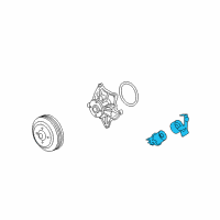 OEM 2007 Cadillac STS Auxiliary Pump Diagram - 25746579