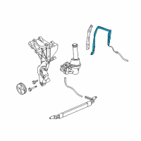 OEM Chevrolet Trailblazer EXT Return Hose Diagram - 26090949