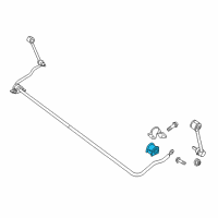 OEM 2019 Jeep Wrangler BUSHING K-STABILIZER Bar Diagram - 68412193AA