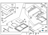 OEM Kia Sorento Motor Assembly-P/ROOF(Gl Diagram - 81680P2000