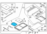 OEM Kia Sorento W/STRIP-PANORAMAROOF Diagram - 81614P2000