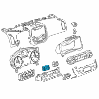 OEM 2016 Chevrolet Colorado Headlamp Switch Diagram - 84448516