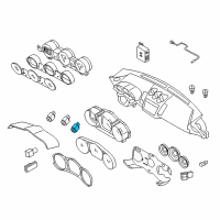 OEM 2005 Nissan 350Z Switch-Fuel Lid Opener Diagram - 25280-CD000