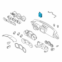 OEM 2008 Nissan 350Z Tire Pressure Control Diagram - 40720-CE600