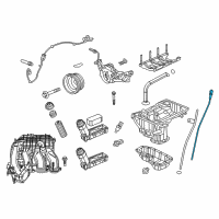 OEM 2012 Chrysler 300 Indicator-Engine Oil Level Diagram - 5184660AH