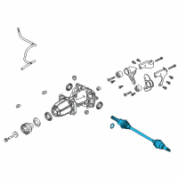 OEM Ford Edge Axle Assembly Diagram - DT4Z-4K138-B