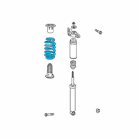 OEM 2021 Cadillac XT6 Coil Spring Diagram - 84600637