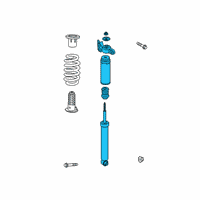 OEM Cadillac XT6 Shock Diagram - 84643238