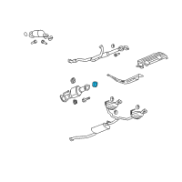 OEM 2007 Saturn Vue Intermed Pipe Gasket Diagram - 22678452