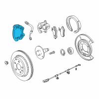 OEM 2014 Chevrolet SS Bracket-Rear Brake Caliper Diagram - 92283199