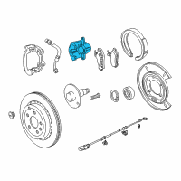 OEM 2016 Chevrolet Caprice Caliper Diagram - 92288647