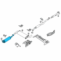 OEM 2020 Ram ProMaster 2500 Resonator-Exhaust Diagram - 68190015AC