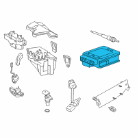 OEM 2011 BMW X5 Preheating Control Unit Diagram - 12-21-8-591-724