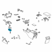 OEM Toyota Camry Cup Holder Diagram - 55625-06100