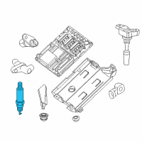 OEM Chevrolet Blazer Spark Plug Diagram - 12646780