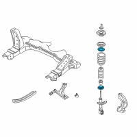 OEM 2002 Chevrolet Cavalier Insulator, Front Spring Lower Diagram - 22134997