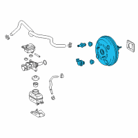 OEM 2019 Lexus RX350 Booster Assy, Brake Diagram - 44610-0E140