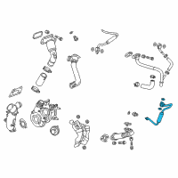 OEM 2016 Cadillac XTS Oil Feed Tube Diagram - 12639868