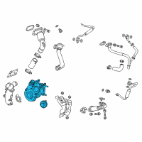 OEM Cadillac Turbocharger Diagram - 12666540