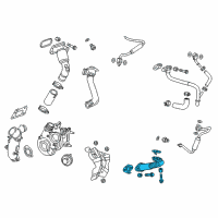 OEM Cadillac XTS Oil Return Tube Diagram - 12639866