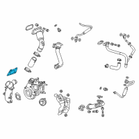 OEM Cadillac XTS Turbocharger Gasket Diagram - 12623450