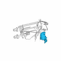 OEM 2005 Lincoln Town Car Latch Diagram - 9W1Z-5426412-A