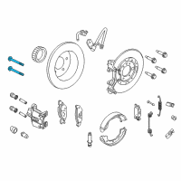 OEM 2010 Ford Crown Victoria Mount Plate Bolt Diagram - -N606046-S60