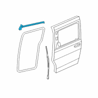 OEM Ram C/V WEATHERSTRIP-Sliding Door Secondary Diagram - 5020840AE