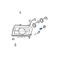 OEM Acura Bulb (12V 28/8W) (3457Nak) (Amber) Diagram - 34906-SJC-A02