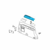 OEM Saturn Relay Holder-Body Side Rear Trim Panel Cup *Medium Cashmere Diagram - 15932812