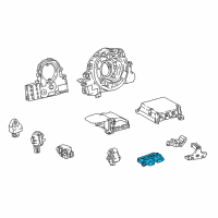 OEM 2022 Lexus LC500 Computer, OCCUPANT D Diagram - 89952-11010