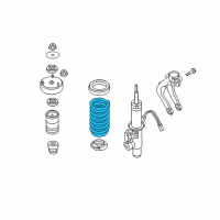 OEM 2012 BMW X5 FRONT COIL SPRING Diagram - 31-33-6-779-967