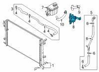 OEM 2021 Hyundai Elantra Ewp Assembly Diagram - 36910-2BKB0