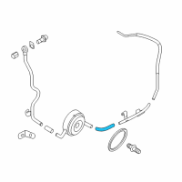 OEM 2020 Nissan Murano Hose-Water Diagram - 21306-3JA0B