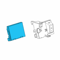 OEM Cadillac Escalade ESV Module Diagram - 13528941