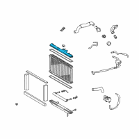 OEM Lexus IS300 Tank, Upper Diagram - 16441-46560