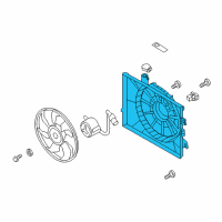 OEM 2014 Kia Forte SHROUD-Radiator Diagram - 253503X000