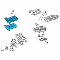 OEM Cadillac CT6 Valve Cover Diagram - 12690196