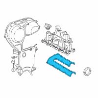 OEM Ford Fusion Valve Cover Gasket Diagram - BM5Z-6584-B