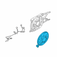 OEM 2009 Saturn Astra Fan, Engine Coolant Diagram - 13207167