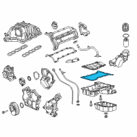 OEM Jeep Grand Cherokee Gasket-Engine Oil Pan Diagram - 68147558AA