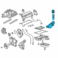 OEM Jeep Cooler-Oil Diagram - 68525212AA