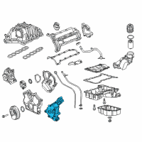 OEM Jeep Grand Cherokee Oil Pump Repair Kit Diagram - 68335525AA