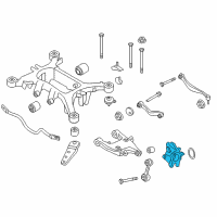 OEM BMW 740Li xDrive Wheel Carrier, Rear Right Diagram - 33-32-6-796-498