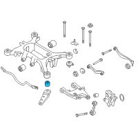 OEM 2015 BMW 750Li xDrive Rubber Mounting Front Diagram - 33-31-6-852-042