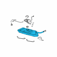 OEM 2000 Pontiac Firebird Tank Asm-Fuel Diagram - 10422917