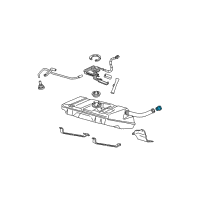 OEM 1989 Pontiac Firebird Fuel Cap Diagram - 10164142